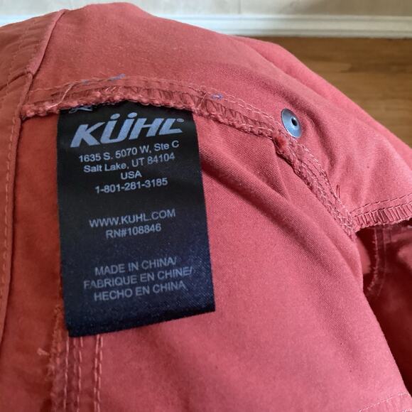 KÜHL Women Splash Shorts 7” Size 14 Orange Rust Stretch Gorpcore Hiking Outdoors - Picture 13 of 16
